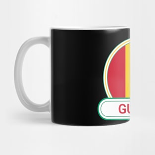 Guinea Country Badge - Guinea Flag Mug